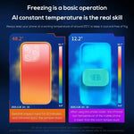 LinkMejor CX12 Mobile Phone Cooler Magnetic Clip with Detachable Battery Digital Display Semiconductor Ice Cooling Radiator with AI