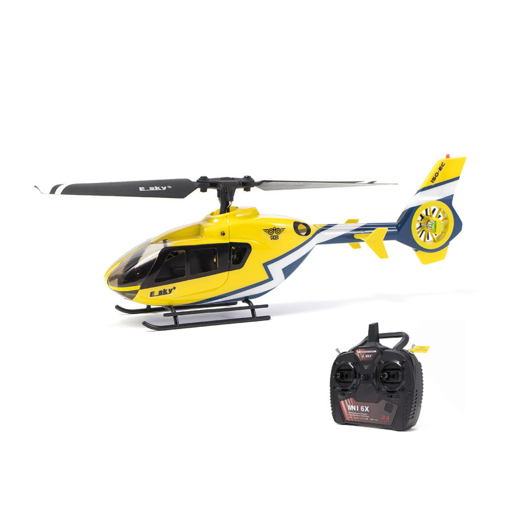 LinkMejor 150EC 2.4G 4CH 1:68 Scale Ultra-Miniature Single-Blade Flybarless Practice Stable Route and Controllable Altitude RC Helicopter RTF