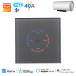 40A Tuya WiFi Smart Boiler Switch Touch Timer Control Alexa Google Assistant SmartThings Compatible Countdown Function