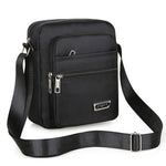 Men's Portable Business Casual Crossbody Bag Multi-compartment Lightweight Waterproof Nylon Shoulder Bag for Travel Daily Use