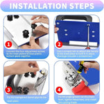 Stainless Steel Angle Grinder Stand Universal Φ100 Tile Cutting Tool 45 Degree Chamfering Bracket Adjustable Holder for Ceramic Tile Cutting