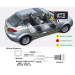 8 LED 18.5mm Drilling HD Car Rear View Camera Reversing Image Night Vision