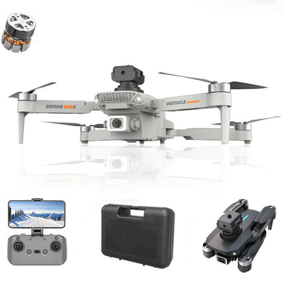LinkMejor E88S Mini WiFi FPV with HD Dual Camera 360° Obstacle Avoidance Optical Flow Positioning Brushless Foldable RC Drone Quadcopter RTF