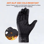 LinkMejor Winter Touchscreen Gloves USB Heated Gloves Men Women Warm Gloves Waterproof Windproof For Outdoor Winter Activities