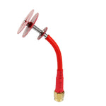 Realacc 5.8GHz 5dBi 50W Omnidirectional Flat Panel Antenna SMA/RP-SMA Tower Plated for FPV Racing Drone RC Transmitter Receiver