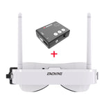 Eachine EV100 FPV Goggles 5.8GHz 72CH 720*540 with Dual Antennas& Fan 18650 Battery Case For RC Drone [UK/CZ Direct]
