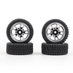 4PCS Upgraded Metal Wheel Rims Tires for SG PINECONE FORSET 2402 1/24 Off-Road RC Cars Vehicles Models Spare Parts Accessories P24-CL01