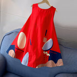 LinkMejor Women Holiday Fashion Round Neck Graphic Printed Tanks Casual Crew Neck A-Line Vests Tops