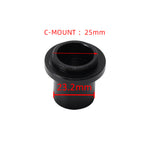 LinkMejor 23.2mm to C Mount Adapter Microscope Eyepiece Camera Connector Industrial Video Biological Stereo Microscope Accessory High Quality Metal