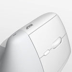 LinkMejor Tri-mode Wireless Vertical Ergonomic Mouse bluetooth 2.4g Silent 5 Level DIP Adjustment for Mac Laptop Office Lightweight 94g