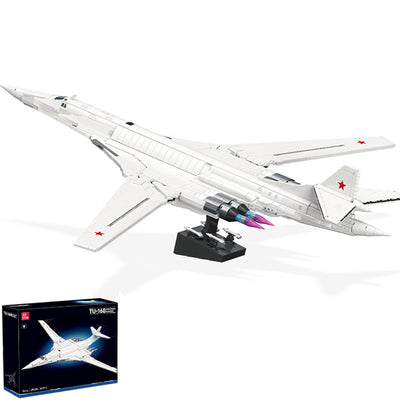 LinkMejor STAR JJ9226 TU-160 Military Strategic Bomber Model Building Blocks Assembly Kit Brick DIY Toys for Children Gift