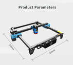 [EU/BR/US Direct] TWO TREES TTS-55 PRO Diode Laser Engraver 300x300mm Engraving Area Upgraded Engraving Cutting Tool for Wood Metal Aluminum Glass Leather