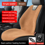 12V Winter Car Heating Cushion Vehicle Electric Plush Warm Mat Car Heating Pad Flush Electric Seat Heater 3-Level Adjustable Winter Seat Cushion Quickly Heating