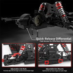 LinkMejor JBL1001 JBL1002 JBL1003 JBL1004 1/10 2.4G 4WD 120km/h Brushless RC Car Metal Chassis Off-Road Desert Truck Rally Vehicles Models Three Differentials Hobbywing ESC Oil Filled Shocks Toys