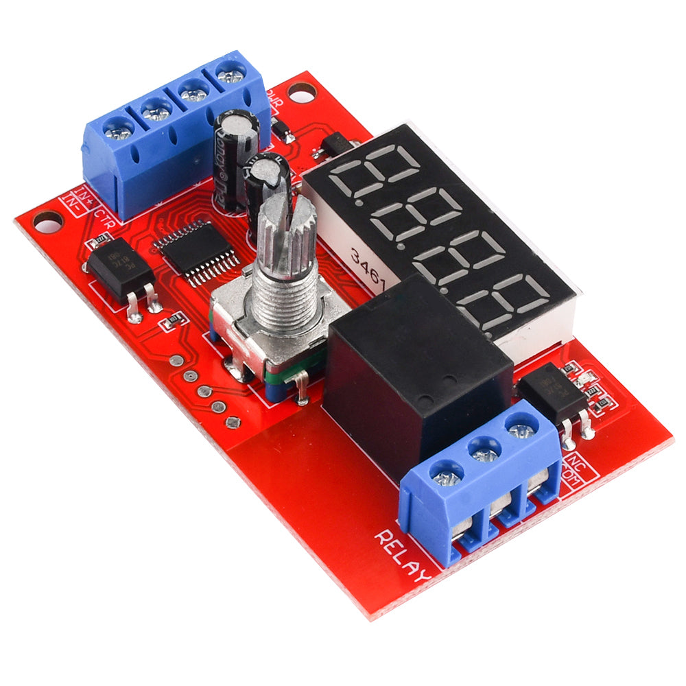 DC 5V 12V 24V 10A Adjustable Time Delay Relay Module 32 Modes LED Digital Timming Trigger Timer Control Switch