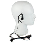 Retevis EEM001 Walkie Talkie Earhook Adjustable Volume M-type Double Pin Compatible with Motorola GP2000 GP300 GP68 GP88