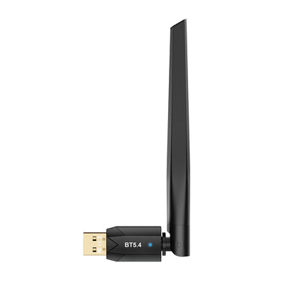 LinkMejor bluetooth 5.4  Adapter 150M Wireless Dongle Adapter Drivers Free Supports Windows 11/10/8.1/7 for PC Music Audio Receiver Transmitter