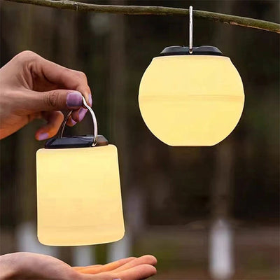 Portable Camping Lamp With Hook USB Rechargeable Tent Lighting Decorations Waterproof Garden Rechargeable Outdoor Waterproof Long-lasting Flashlight Camping Lights