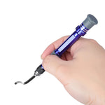 Aluminum Handle Deburring Tool Trimming Cutter with Replaceable Blades for Metal Plastic Wood Precision Craft Rotary Bit