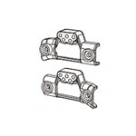 LinkMejor H12Y H12P Front Shock Absorber Frame Original Parts P12Y08