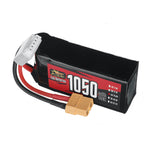 LinkMejor Power 14.8V 1050mAh 150C 4S LiPo Battery XT60 Plug for RC Drone