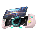 LinkMejor X3 Stretchable Game Controller Wired bluetooth Gamepad with Cooling Fan Dual Hall Effectis Vibration Turbo Function Compatible with 3.94-inch to 6.89-inch Moile Phone
