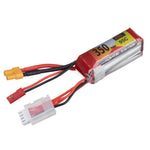 LinkMejor 11.1V 350mAh 95C 3S LiPo Battery XT30 JST Plug for RC Drone