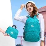 LinkMejor Lightweight Nylon Foldable Backpack Waterproof Outdoor Sport Camping Hiking Travel Folding Bags