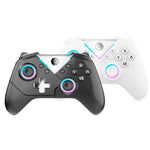 CM-617 Wireless bluetooth Game Controller with Hall Effect Joystick Anti Stick Drift RGB Lighting Motion Control Vibration Function 600mAh Battery Gamepad for Switch PC Steam iOS Android