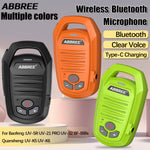 LinkMejor AR-639 Wireless Handheld bluetooth Microphone Speaker Type-C for Baofeng UV-5R UV-21 PRO Quansheng UV-K5 K6 TK11 Walkie Talkie