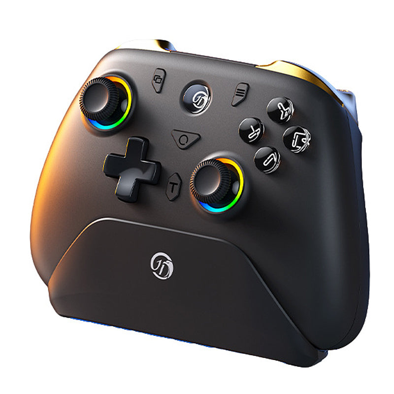 Jemdo Xuanwu Hall Effect Joystick Game Controller with Dual Hall Joysticks 1000Hz Polling Rate Wireless Pro Controller for Switch PC Steam Android No Drift Charging Dock