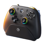 Jemdo Xuanwu Hall Effect Joystick Game Controller with Dual Hall Joysticks 1000Hz Polling Rate Wireless Pro Controller for Switch PC Steam Android No Drift Charging Dock