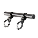 LinkMejor G202 Bicycle Handlebar Extender Lengthened Design Carbon fiber Aluminum Alloy Mountain Bike Mount Mobile Bike Light Phone Holder