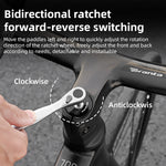 LinkMejor 14-in-1 Flip-top Mini Multifunctional Wrench Tools Set Portable Bike Allen Key Tyre Lever Quick Release Wrench Gadgets Bicycle Repair Kits