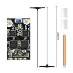 LinkMejor 2.4GHz Dual RX True Diversity Dual Antenna Long Range High Refresh Rate Receiver for FPV Racing Drone Fixed Wing