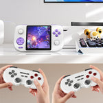 [128G] GAMEMT E3 Vigor 7000+ Games Handheld Game Console 3.95-inch IPS Screen 120Hz 1GB 8GB 5000mAh Support Dual Controller Arcade PS1 Wireless WiFi Retro Gaming Console