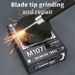 M107 Multi Function Grinder 6-Speed Control With 4 Interchangeable Abrasive Sheets Type-C Charging For Polishing Repairing Tweezers Pliers Blades