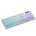 LinkMejor S99 Pro Tri-Mode Gaming Keyboard with Display Screen and Knob 99-Keys 2000mAh RGB Backlit Bluetooth/2.4G/USB-C Wireless Custom E-sports Keyboards