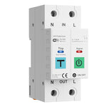 DLQ010/DLQ011/DLQ012 1P40A 2P63A Tuya WiFi Circuit Breaker Smart Home Wireless Remote Control Smart Switch Real-Time Whole-Home Power Monitor Voice Control with Alexa Google Home