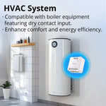 LinkMejor MINI-D Dry WiFi Smart Switch with Matter Dry Contact Output AC/DC Input Compatible Alexa & Google Home for Garage Doors Boilers Low Power DC Motors/Solenoid Valves