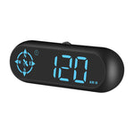 G9 Car HUD Head-up Display Car GPS Multi-function Speedometer Compass HD Head-up Display 360° Rotating Suction Fit All Vehicle