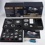 TECHING DM121 Turbofan Engine Model Assembly Kit with Built-in Battery Magnet Creative Desktop Ornaments Physics Experiment Science Education Toys