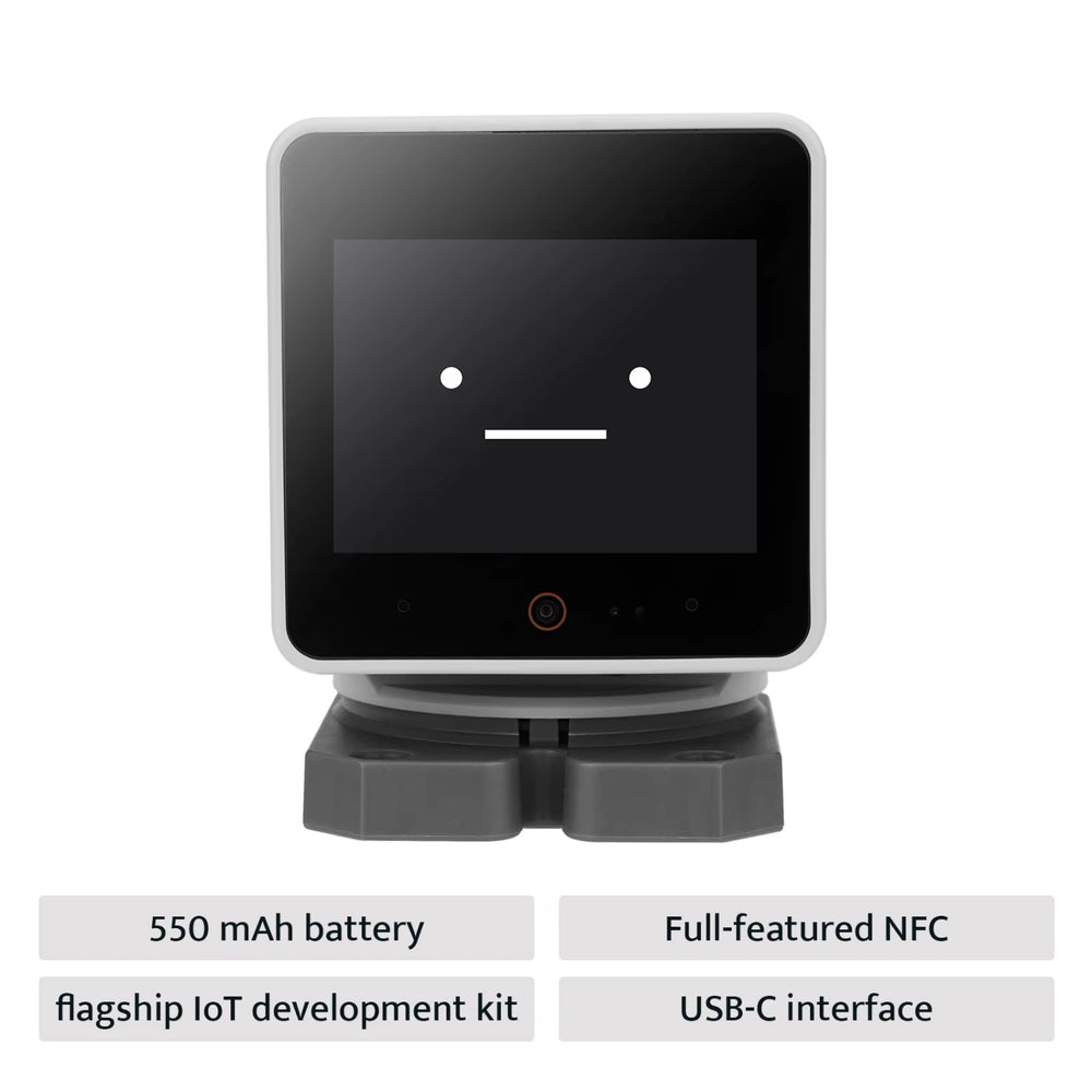 M5Stack StackChan K151-R AI Desktop Robot Kit ESP32S3 Dual Core NFC 2 Inch Touchscreen Voice Interaction IoT Development Module with Remote Control Kawaii Co-Created Open-Source AI Desktop Robot