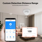 LinkMejor Tuya ZigBe Human Presence Sensor 24GHz Radar 6m Range 120° Angle Smart Home Automation mmWave Motion Detector