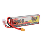 LinkMejor 11.1V 2600mAh 100C 3S LiPo Battery XT60 Plug for RC Drone