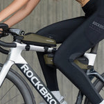LinkMejor Bicycle Bag Quick Release Narrow Cycling Top Down Tube Bag Large Capacity Lightweight Reflective Triangle Bag for Outdoor Cycling