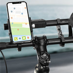 LinkMejor BG-0797 400LM Bicycle Headlight Handlebar Extension Bracket with Phone Holder Type-C Charging Waterproof Bike Mount  (No Batteries)