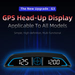 Digital GPS Speedometer Car HUD Head-Up Display Car High-Definition Gps Speed Alarm Odometer for All Cars