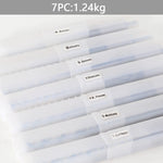 7PCS Woodworking Square Hole Drill Bit Mortising Chisel Drill Auger Drill Core Spade Drill Set 6.4/8/9.5/10/12.7/14/16mm