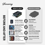 YS-1602T 2.0 Channel Audio HiFi Amplifier Board 160W+160W High Power Bluetooth 5.1 AUX USB Input TWS Amplifier Module